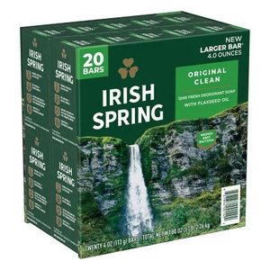 Irish Spring Original Clean Deodorant Bar <b>Soap</b> reviews in Men's - Product Image 1