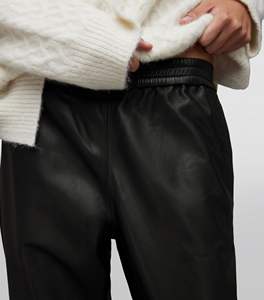 Pantalon en laine formel d'hiver coupe-vent écologique personnalisé pour femmes avec logo brodé - Product Image 4