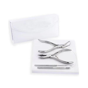 Kit d'outils pour extensions de cheveux en acier inoxydable, couleur personnalisée, pinces à perles pour extensions de cheveux - Product Image 5