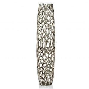 Handcrafted Aluminium <b>Vases</b> Nickel Finished <b>Tall</b> Home Wedding Decoration Metal <b>Flower</b> <b>Vase</b> at Cheap Price. - Product Image 1