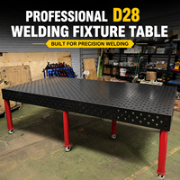 Nouvelle table de soudage 3D professionnelle D28, table de fixation modulaire nitridée, établi de soudage de précision, sans alimentation électrique, pour usine