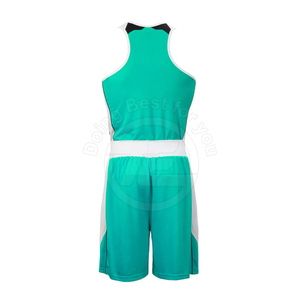 Uniformes de boxe sans manches légers fabrication uniforme de boxe pour hommes à vendre robe de boxe unisexe avec logo personnalisé - Product Image 3