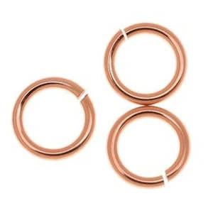 7mm Copper Jump <b>Rings</b> 18K Gold Plating Nickel Free Jewelry Making Findings Saw Cut Packaged Bag Available Gold Silver Rose Gold - Product Image 3