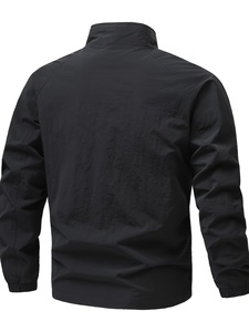 Windbreaker <b>Jacket</b> For <b>Men</b> Waterproof <b>Lightweight</b> Casual <b>Mens</b> Winter <b>Jackets</b> Windproof <b>Jacket</b> Color Stand Collar Casual Autumn - Product Image 2