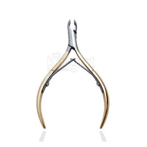 Pinces à cuticules en acier à lame incurvée personnalisées professionnelles pinces à ongles pour pédicure manucure équipement de Salon de beauté pour les doigts - Product Image 1