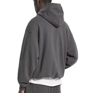 Sudaderas con Capucha de Felpa de Algodón, Corte Holgado, Bordado con Diseño Personalizado, Proveedor de Ropa Urbana de Marca Privada, Venta al Por Mayor - Product Image 4