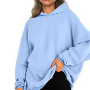 Sweats à capuche pour femmes OEM Hoodies Pull imprimé personnalisé et surdimensionné 100% coton Anti-pillingbreathablehodies pour femme - Product Image 2