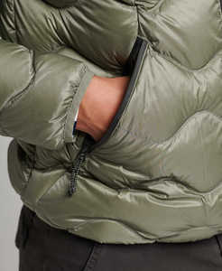 2025 nueva llegada fabricantes burbuja personalizada más gruesa Puffer burbuja chaqueta con cremallera acolchada chaqueta de invierno - Product Image 4