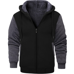 เสื้อฮู้ดดี้ผู้ชายผ้าฟลีซหนานุ่ม 380 กรัม สำหรับฤดูหนาว ผ้าฝ้าย 100% ทรงโอเวอร์ไซส์ พิมพ์ลาย ปักโลโก้  แบบยูนิเซ็กซ์ - Product Image 1