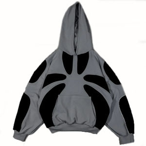 Sweat à capuche vierge surdimensionné avec logo personnalisé OEM Design 600 GSM Hoodie avec broderie 450 GSM Heavyweight Pullover Hoodie basics - Product Image 1