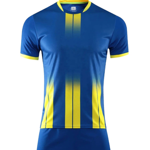 Camiseta de fútbol camiseta de fútbol de sublimación Retro de alta calidad para adultos y niños diseño de secado rápido servicio OEM - Product Image 1