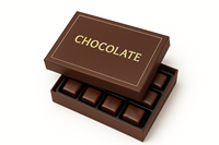 Nueva Caja de Chocolate Ecológica con Impresión Personalizada para Panadería, Dulces y Embalaje de Regalos