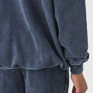 Personalizado de gran tamaño Unisex Sweatsuit Jogging Hoodie Set Hombres Casual Chándal Sudaderas Pantalones de chándal y Sudadera con capucha Jogger Set - Product Image 3