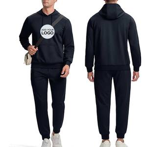 Invierno Casual Sólido 2 Piezas Conjuntos de chándal Sudadera con capucha Pantalones activos Traje de jogging - Product Image 1