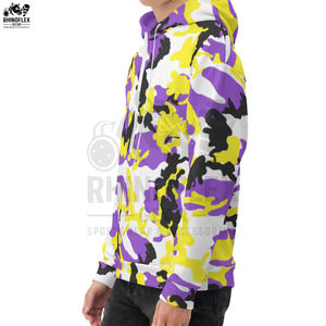 Sudaderas con Capucha de Camuflaje para Hombre, Nuevas, de Alta Calidad, Personalizadas, de Algodón Combinado, Diseño Personalizado, Sudaderas con Capucha de Camuflaje de Invierno - Product Image 6