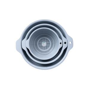 Ensemble de passoire et de bols ronds Hokori2375 2376 2377, 3 pièces en plastique PP, ensemble de préparation de cuisine avec poignées pour le lavage et l'égouttage des aliments - Product Image 2