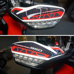 Adesivi 3D Compatibili con Ducati Hypermotard 950 SP 2019-25, Accessori Moto per Paramani - Product Image 3