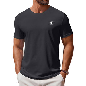 T-shirt pour homme de style unique sur mesure avec impression de logo personnalisé 100% coton respirant et écologique à manches courtes - Product Image 1