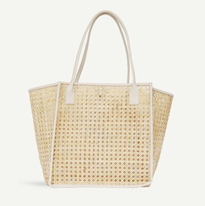 Rattan <b>Bags</b> Environmentally friendly Rattan Leather <b>Bags</b> <b>Summer</b> Beach <b>Bags</b> High Quality Natural Woven Baskets Made in Vietnam - Product Image 3