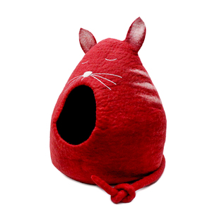 Top Bán Trong Nhà Pet Nhà Dễ Dàng Sử Dụng Không Độc Hại Cảm Thấy Mèo Hang Động Với Mô Hình Động Vật Mèo Nhà Tàu Sân Bay Loại Đồ Nội Thất - Product Image 3