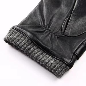 Touch Screen Feature for Cold Outdoor Weather OEM Available High Quality Ladies Winter Work Leather <b>Gloves</b> Warm Dressing <b>Gloves</b> - Product Image 3