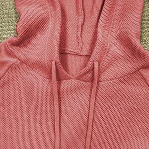 Pull personnalisé grande taille sweats à capuche et sweat-shirts pour femmes sweat-shirt surdimensionné en coton col rond gris sweat à capuche court - Product Image 4