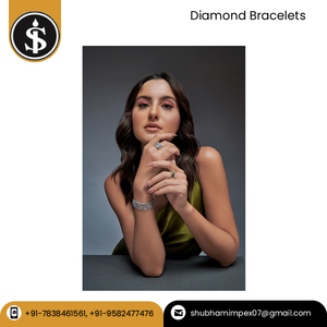 Gamme exclusive de bijoux fins de luxe véritable naturel CVD HPHT diamant or bracelets pour anniversaire fiançailles mariage - Product Image 6