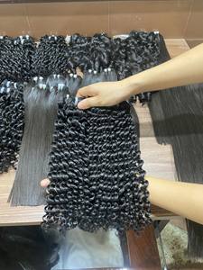 Bundle de cheveux humains vietnamiens bouclés Remy bruts super doublement étirés de haute qualité à prix de gros bon marché - Product Image 4