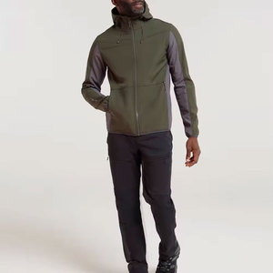 Llegada en línea Traje elegante Chaqueta Softshell para hombre Capucha de manga completa Desmontable Top Chaqueta Softshell para hombre - Product Image 3