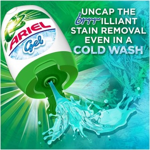 ArielWashing Liquide Détergent Gel, 144 Lavages (888 ml x 6), Original, Brillant Nettoyage Même Dans Un Lavage À Froid - Product Image 3