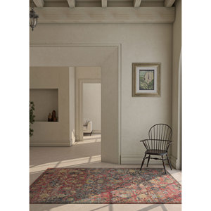 พรมขนสัตว์ถักมือสีเบจและสีน้ำตาล รุ่น GS-1013 สำหรับห้องนั่งเล่น ห้องโถง หรือทางเดิน ดีไซน์แบบจิ๊กซอว์รูปทรงสี่เหลี่ยมผืนผ้า โดย Jaipur ZA - Product Image 4