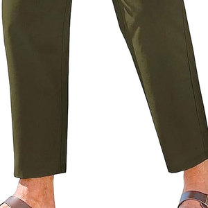 Hot Selling Men's Casual Jogger Pants Comfortable 100% Cotton <b>Trousers</b> <b>Elastic</b> <b>Waist</b> Custom Logo Lightweight Design Windproof - Product Image 4