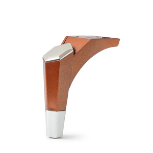 Patas de Muebles Modernas en Forma de L de Plástico Cromado de 15 cm, Patas para Sofás, Armarios, Camas, Sillones, Fácil Instalación, Modelo para Sala de Estar - Product Image 6