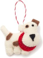 Meilleures décorations de chien en feutre de l'Himalaya, garnissage en coton PP et latex, couleur et taille personnalisables pour décorations d'arbre de Noël, guirlande suspendue