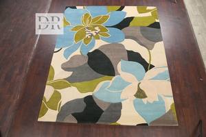 100% Nouvelle-Zélande Laine Tapis Tufté À La Main De Haute Qualité Grande Surface Conception Florale Fleurs Brillantes pour La Maison Utilisation Du Sol Salon Hall - Product Image 4