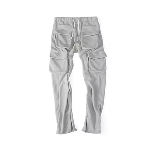 กางเกงวอร์มขายาวตามความต้องการของผู้ชาย,กางเกงวอร์มมีกระเป๋าข้างกางเกงขายาวพิมพ์ลายตามความต้องการฤดูใบไม้ร่วง - Product Image 4