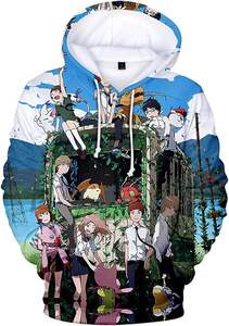 เสื้อฮู้ดพิมพ์ซับลิเมชันสำหรับผู้ชายเสื้อผ้ามีฮู้ดชุดฤดูหนาว - Product Image 5