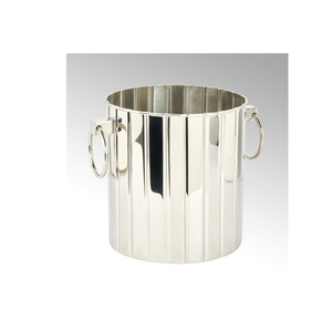 Aluminium <b>Wine</b> Cooler <b>Bucket</b> Barware Silver <b>Wine</b> Chiller Personalized <b>Wine</b> <b>Cooling</b> Tub Ice <b>Bucket</b> with Knob Handle Polished - Product Image 4
