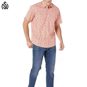 Wholesale Custom Buttons Pocket Casual <b>Beach</b> <b>Shirts</b> Printed OEM Spring Summer <b>men's</b> <b>shirts</b> - Product Image 2