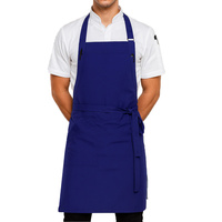 Delantal moderno y duradero para chef con corbata ajustable, diseño clásico cómodo y bolsillos utilitarios para elementos esenciales de cocina