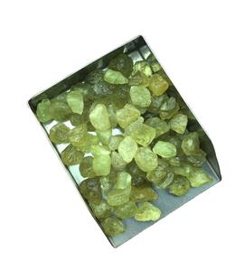 25 Piece Natural Green Garnet Gemstone Untreated Loose Rough Making Beautiful Handmade Jewelry Raw - Product Image 1