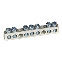 Barre de terre électrique double fil en aluminium 6063-T6 personnalisable OEM, connecteur de liaison PK12GTA