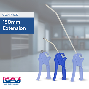 Pistola de Aire Comprimido GAV AP150 de Plástico Premium Ligero, Fabricada en Italia, con Boquilla Estándar de 150 mm para Compresores de Aire - Product Image 6