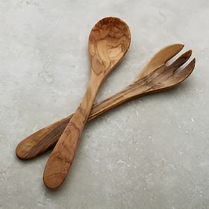 Meilleure vente à la main prix de gros serveur de salade de mariage en bois argenté brillant lot de 2 pour la maison hôtels et restaurants - Product Image 4