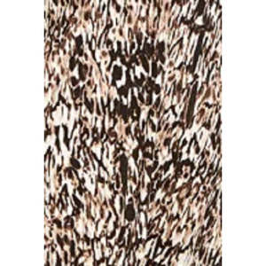 Abito da donna con stampa floreale a vita impero della collezione NY, di alta qualità, traspirante, per feste, in marrone, disponibile nelle taglie XS, S, M, XL - Product Image 3