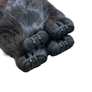 Ouble drawn-Cabello Humano ondulado ietnamese, llanta de 100 C - Product Image 6