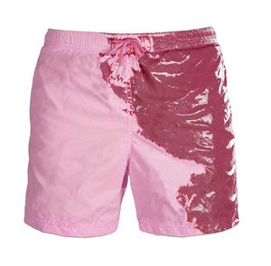 Summer Beach Swim Shorts Ligero Profesional Elástico Secado rápido Anti-UV Poliéster/Algodón En stock Traje de baño para hombre con bolsillo - Product Image 3