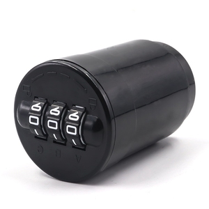 YH3332 מנעול שילוב מנעול קוד סיסמא בקבוק יין וויסקי משקאות חריפים פקק עליון פקק יין פקק דיגיטלי מנעול שחור - Product Image 5