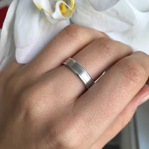 Bague de mariage moderne en argent 925 avec diamant de laboratoire certifié IGI, ajustement confortable, minimaliste, pour usage quotidien, bague de fiançailles, cadeau de luxe - Product Image 3