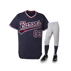 Maillot de baseball à rayures pour hommes personnalisé OEM Uniforme de vêtements de sport avec technique de sublimation disponible à la vente - Product Image 2